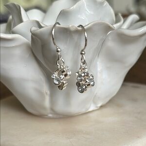 Disney Mickey Sterling Silver Dangle Earrings